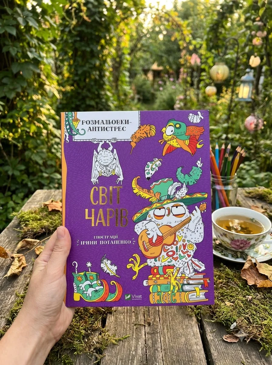 Розмальовки-антистрес. Світ чарів — Книги
