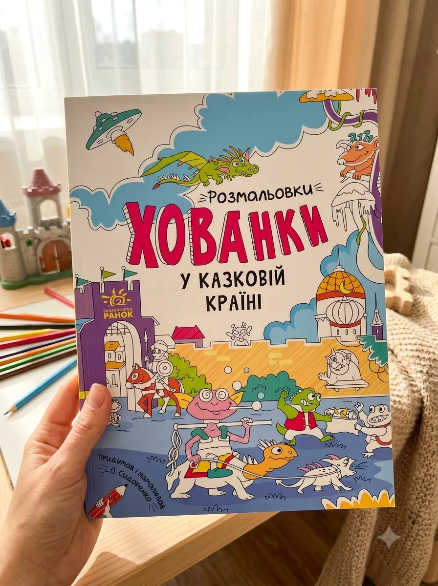 Розмальовки-хованки. У казковій країні — фото 2