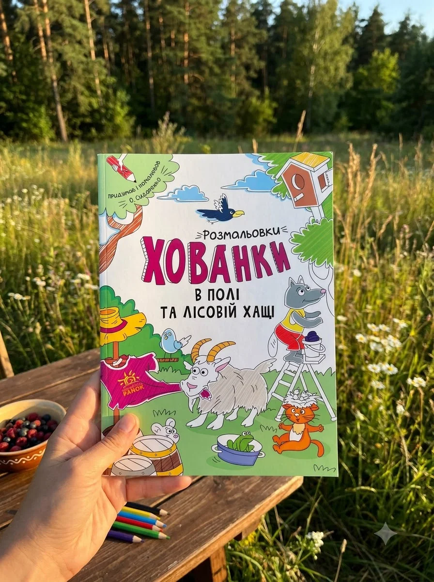 Розмальовки-хованки. В полі та лісовій хащі — фото 2