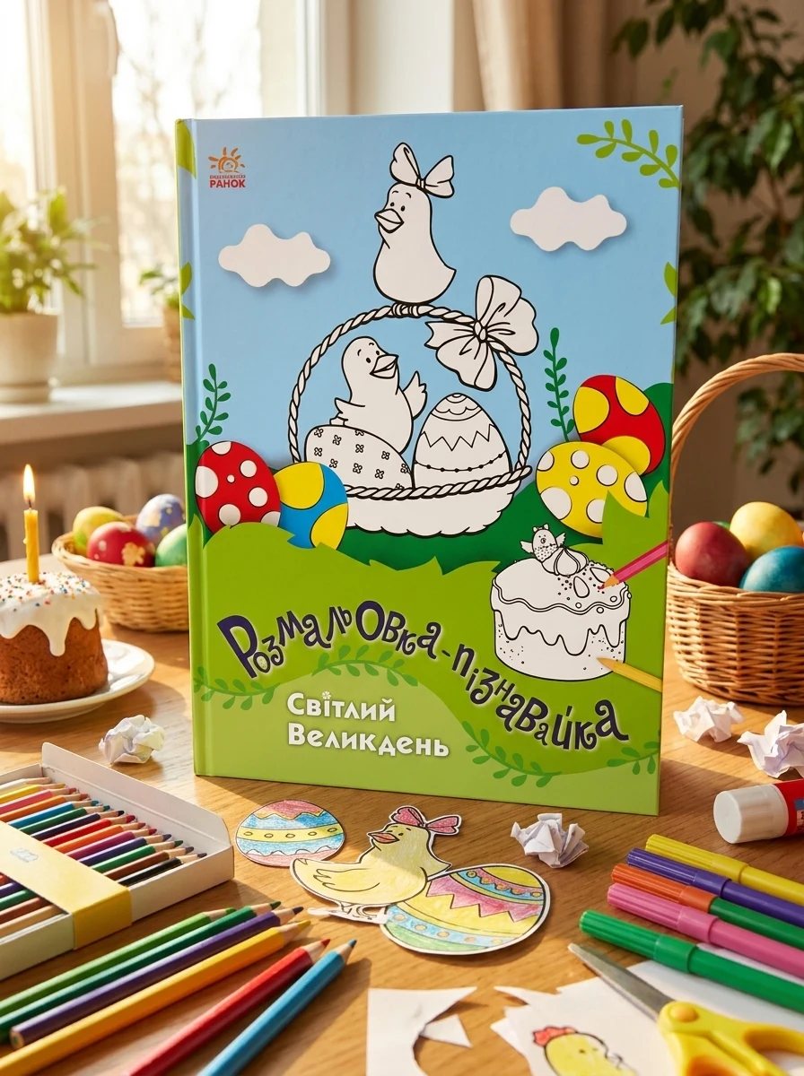 Розмальовки-пізнавайки. Світлий Великдень — Дитяча література