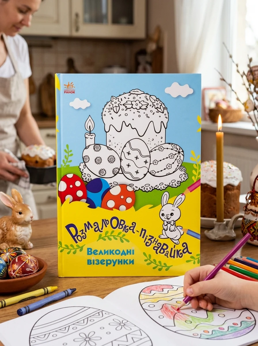Розмальовки-пізнавайки. Великодні візерунки — Дитяча література