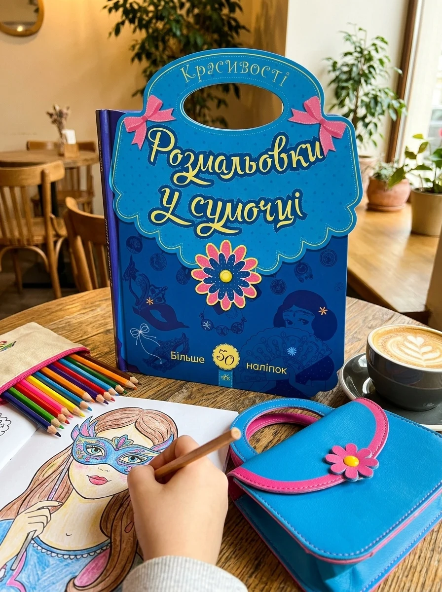 Розмальовки у сумочці. Красивості, — Дитяча література