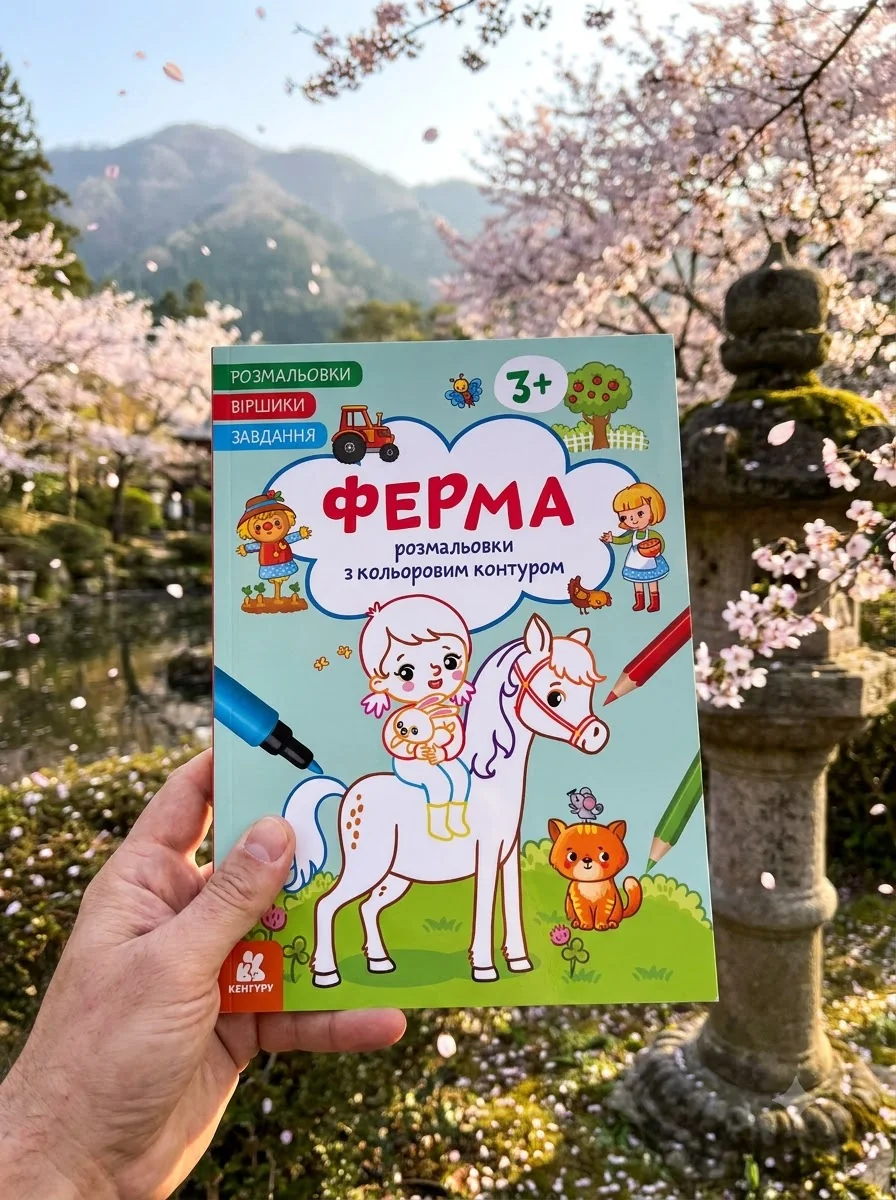 Розмальовки. Віршики. Завдання. Ферма — Дитяча література