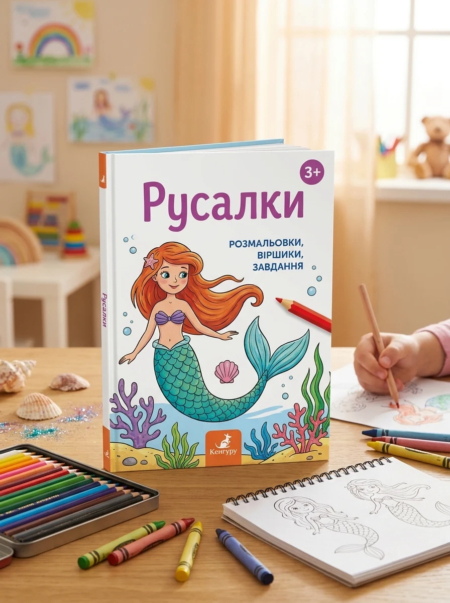 Розмальовки. Віршики. Завдання. Русалки, — Дитяча література