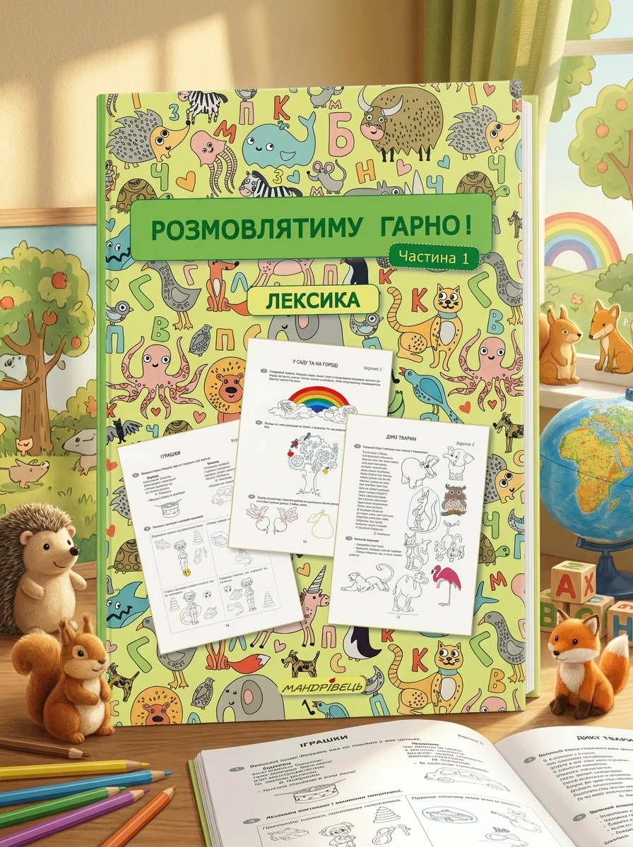Розмовлятиму гарно! Лексика. Навчально-методичний посібник для роботи. Частина 1 — Книги