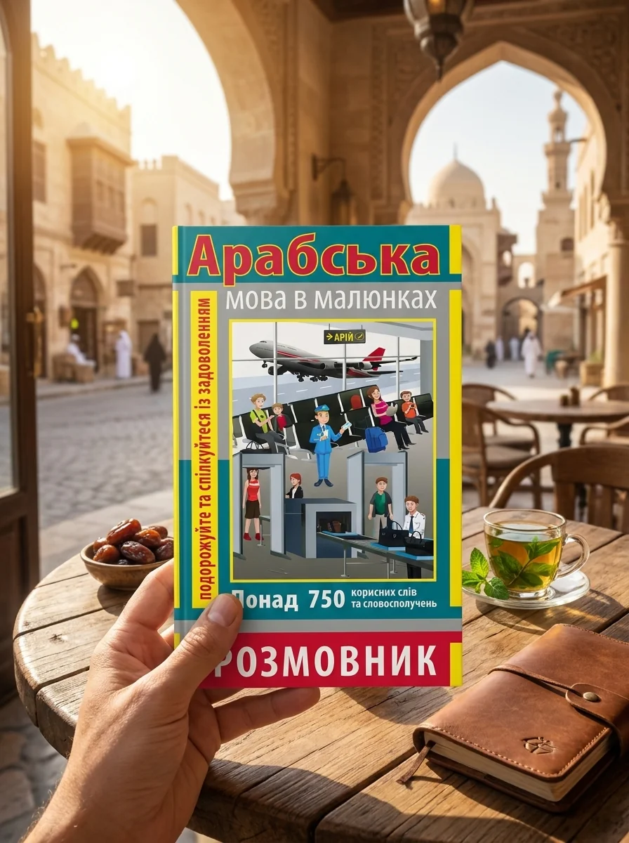 Розмовник в малюнках. Арабська мова. 750 слів — Олена Кібець, обкладинка