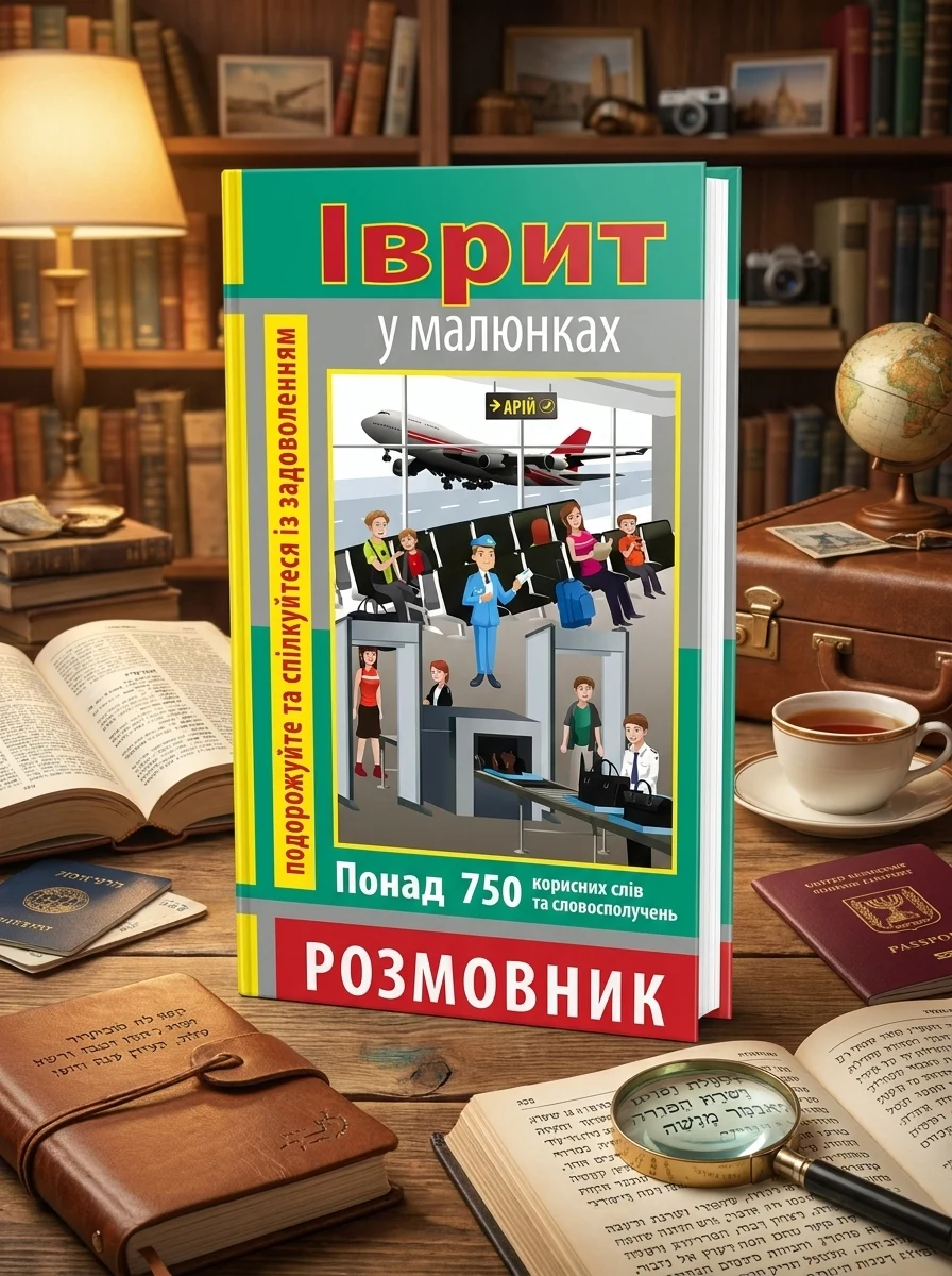 Розмовник в малюнках. Іврит. 750 слів — Яна Андрейцова, фото 2