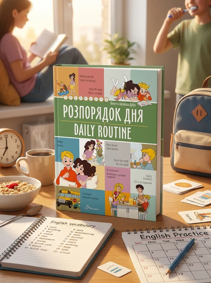 Розпорядок дня. Daily routine — Вивчення мов
