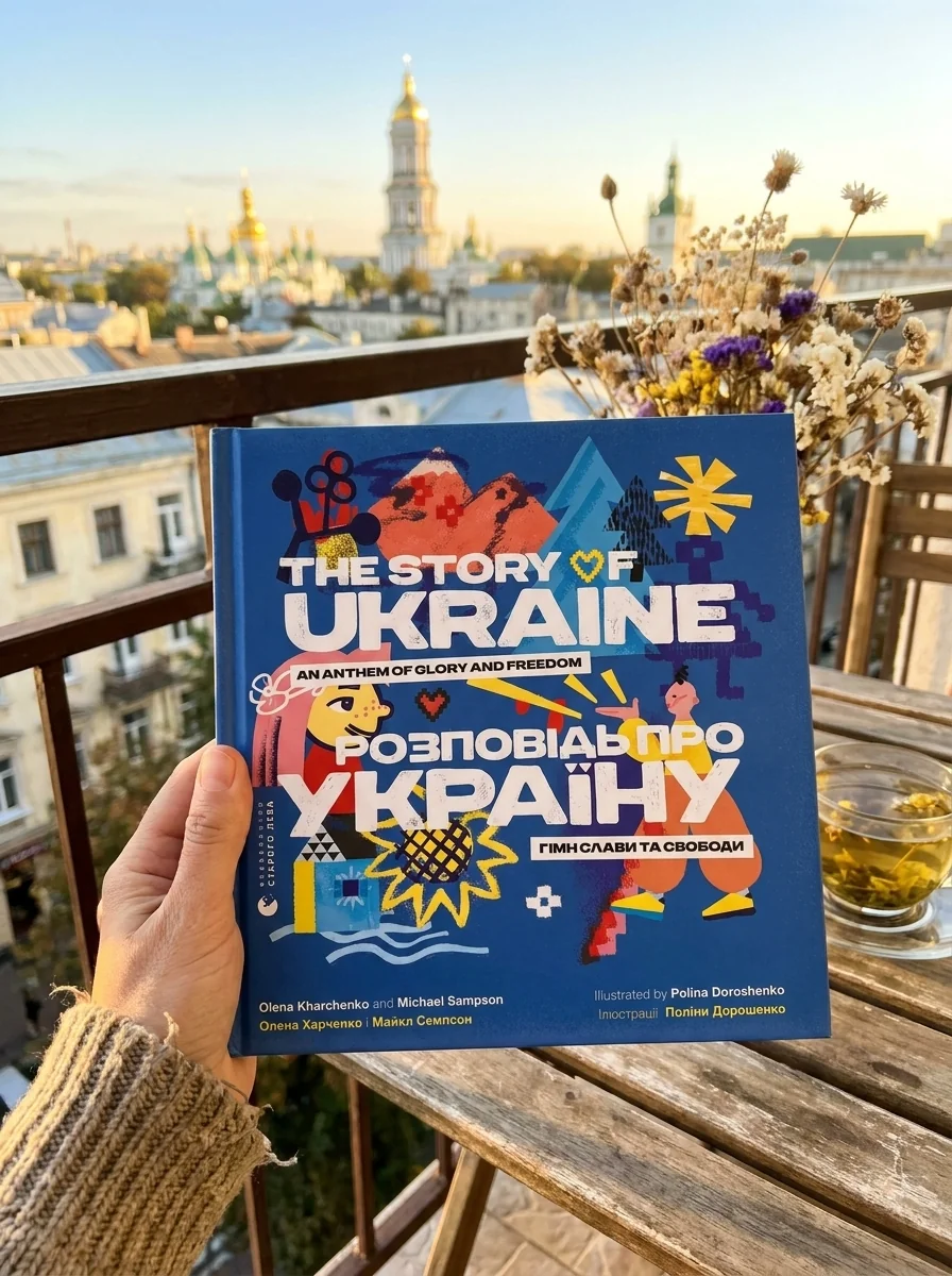 Розповідь про Україну. Гімн слави та свободи — Харченко О., обкладинка