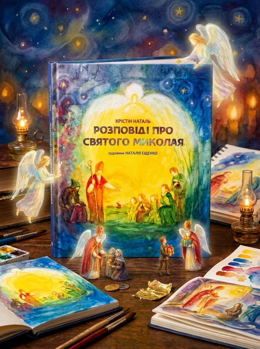 Розповіді про Святого Миколая — Крістін Наталь, обкладинка