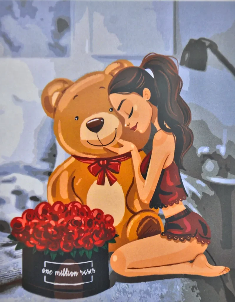 Розпис по номерах One Million Roses 40х50