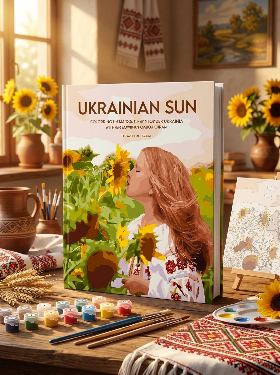 Розпис по номерах Українське сонце 40*50, фото 2