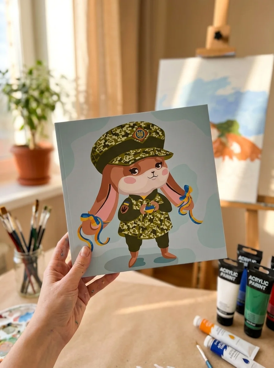 Розпис по номерах Зайка - Pахисниця 30х30 (КНО2403), обкладинка