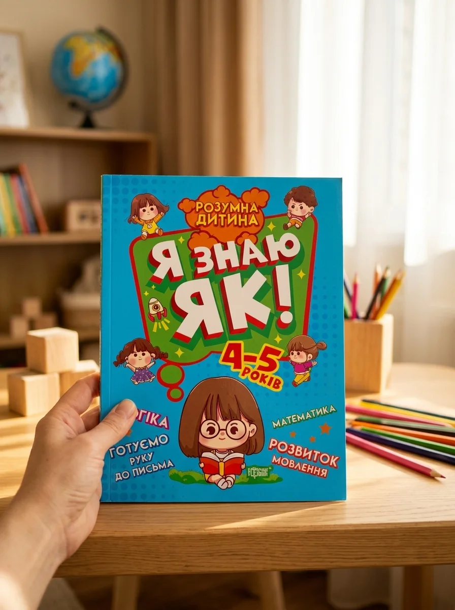 Розумна дитина. Я знаю як! 4-5 років. Логіка. Математика. Готуємо руку до письма. Розвиток мовлення — фото 2