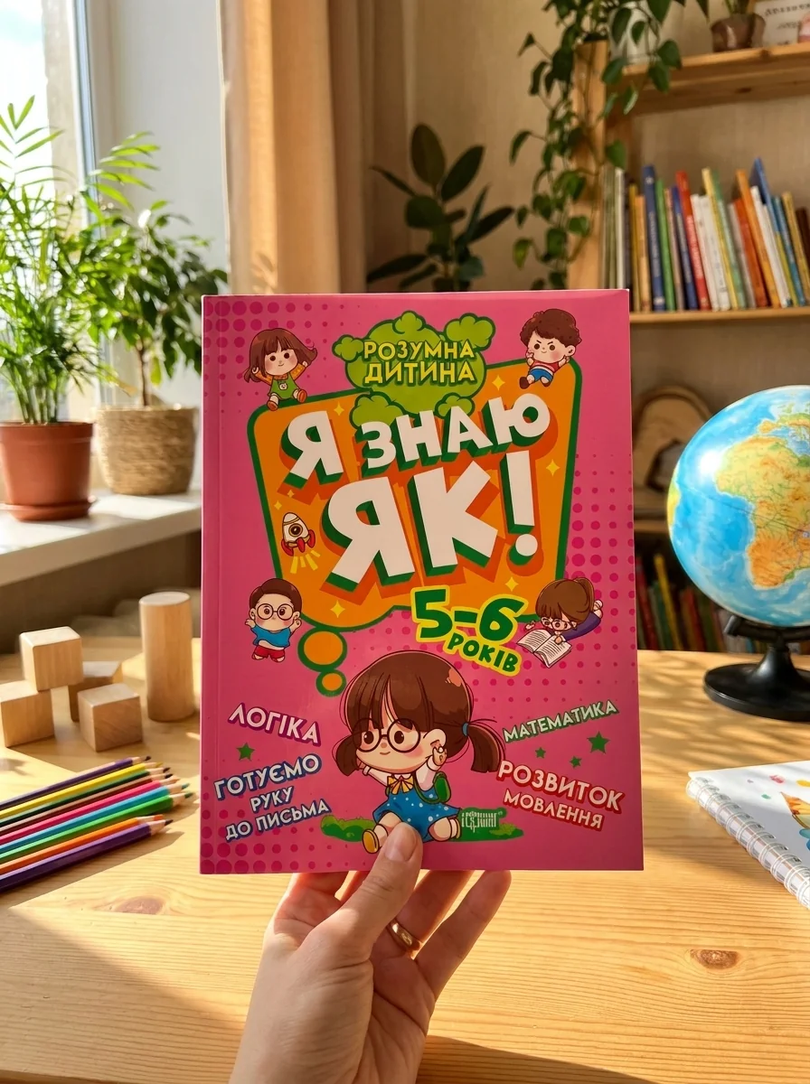 Розумна дитина. Я знаю як! 5-6 років. Логіка. Математика. Готуємо руку до письма. Розвиток мовлення — фото 2