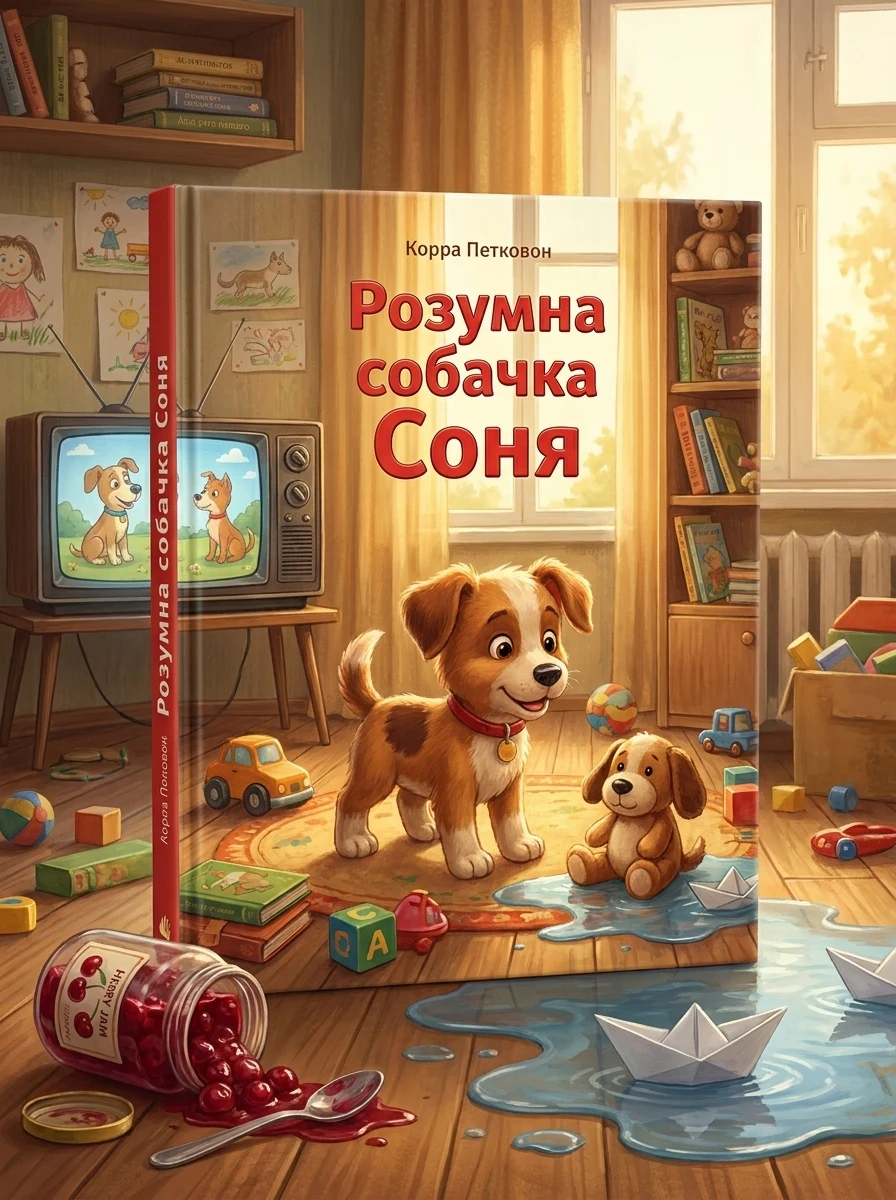 Розумна собачка Соня (рожева обкладинка) — Дитячі книги