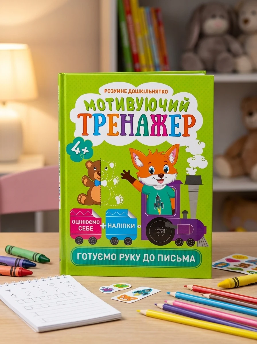 Розумне дошкільнятко. Мотивуючий тренажер. Готуємо руку до письма
