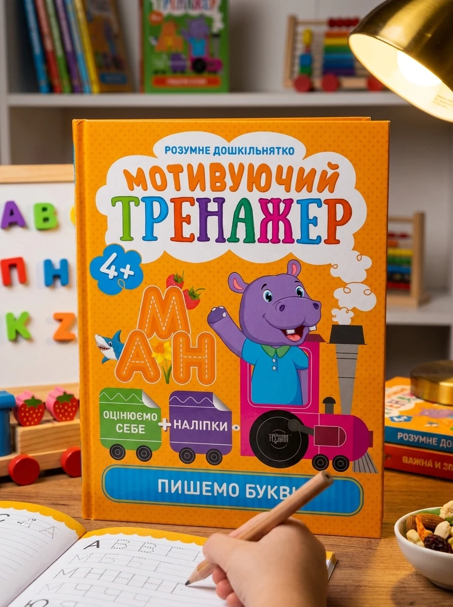 Розумне дошкільнятко. Мотивуючий тренажер. Пишемо букви — Вивчення мов