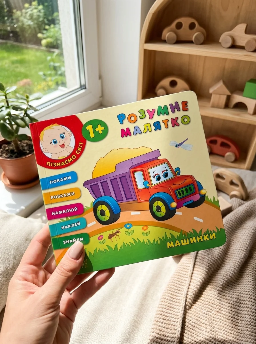 Розумне малятко. Машинки — Розвивальні книги