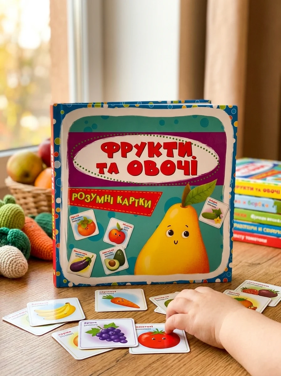 Розумні картки. Фрукти та овочі. 30 карток, — Дім, сім'я, релігія