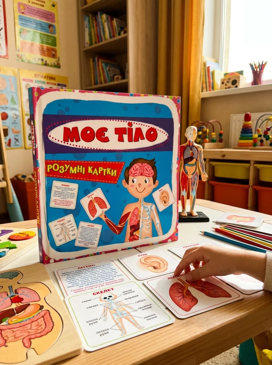 Розумні картки. Моє тіло. 30 карток, — Дитяча література