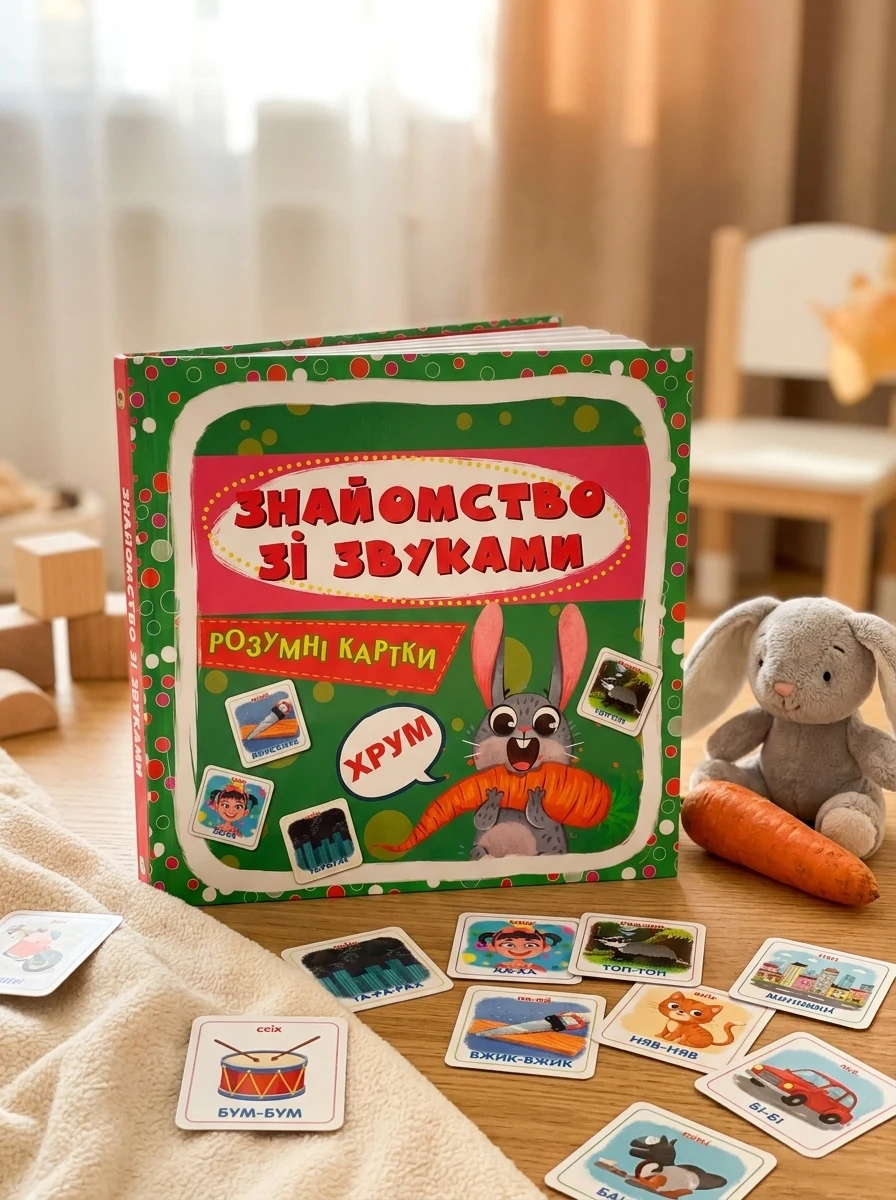 Розумні картки. Знайомство зі звуками. 30 карток, — Вивчення мов