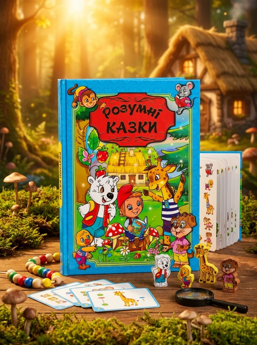 Розумні казки. Глорія (синя обкладинка) — Дитячі книги