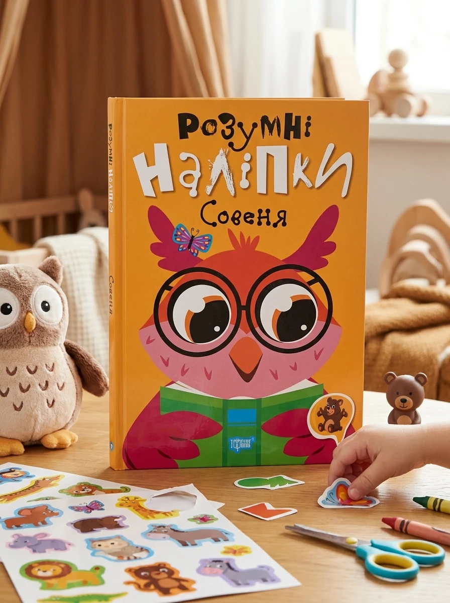 Розумні наліпки. Совеня