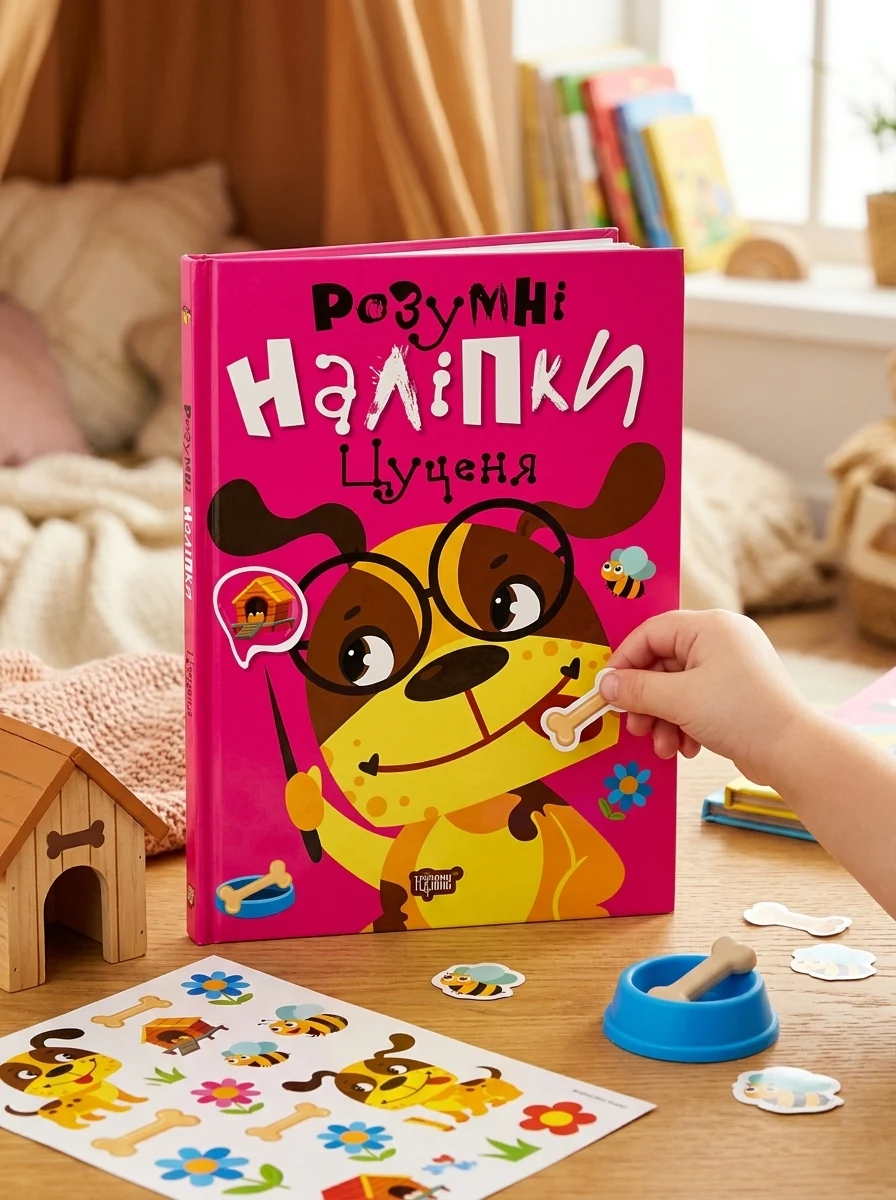 Розумні наліпки. Цуценя — Дитяча література