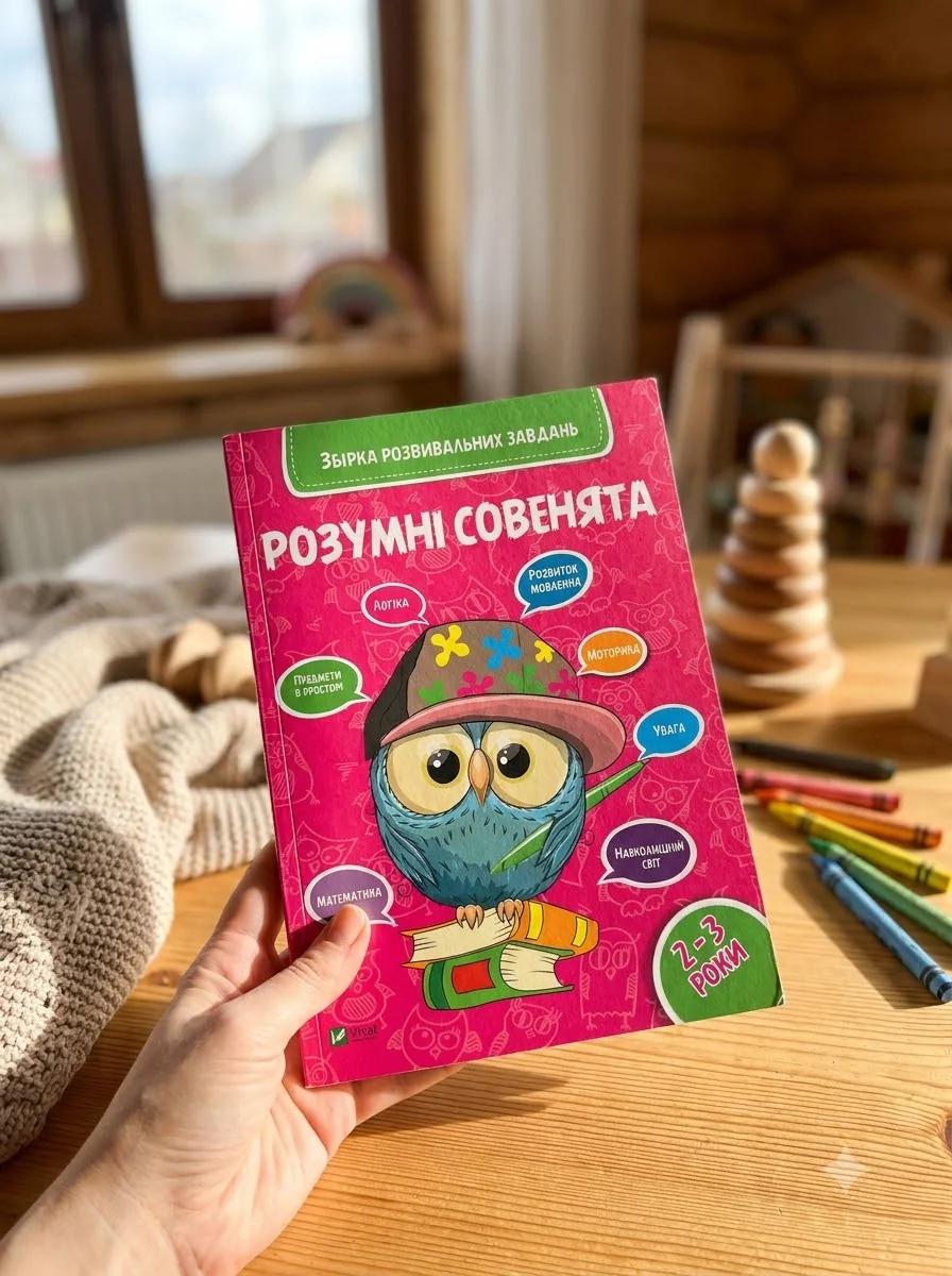 Розумні совенята. Збірка розвивальних завдань. 2-3 роки — Розвивальні книги