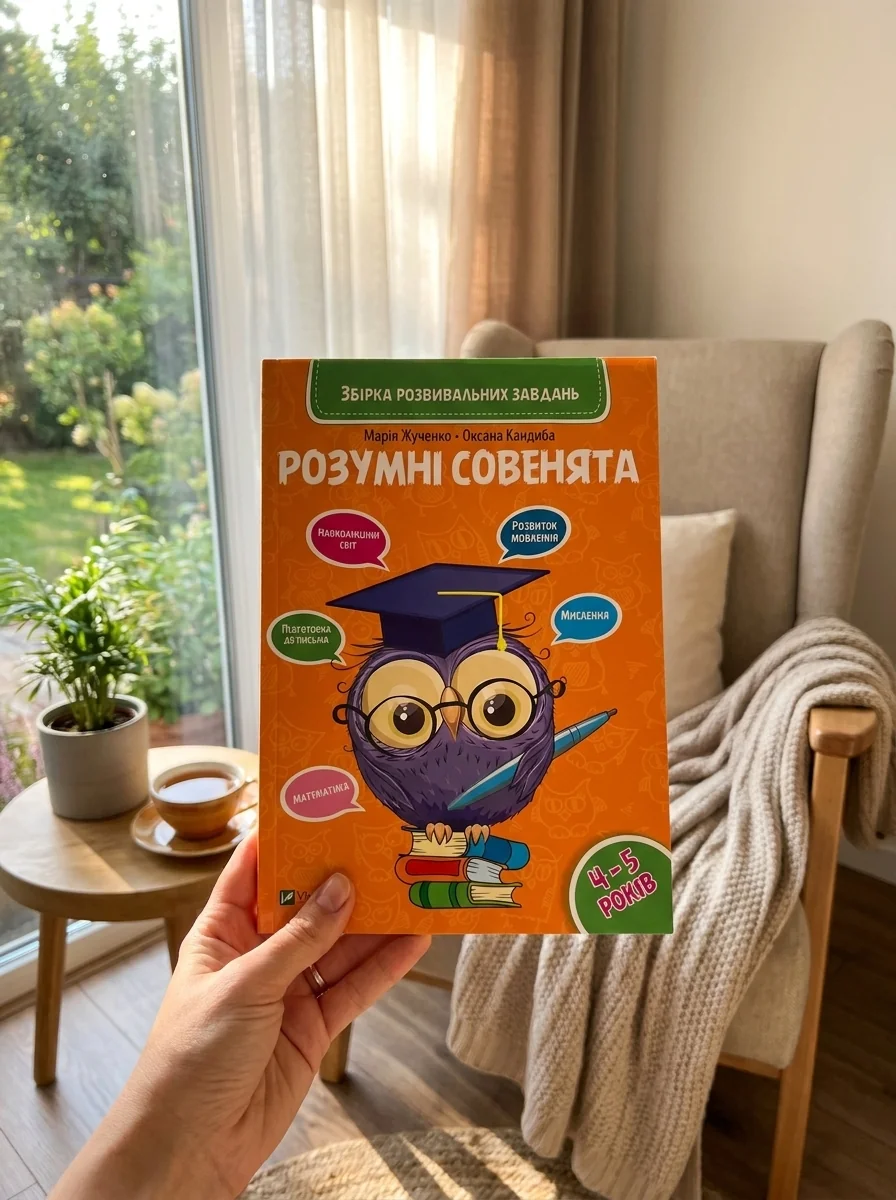 Розумні совенята. Збірка розвивальних завдань. 4-5 років — Розвивальні книги