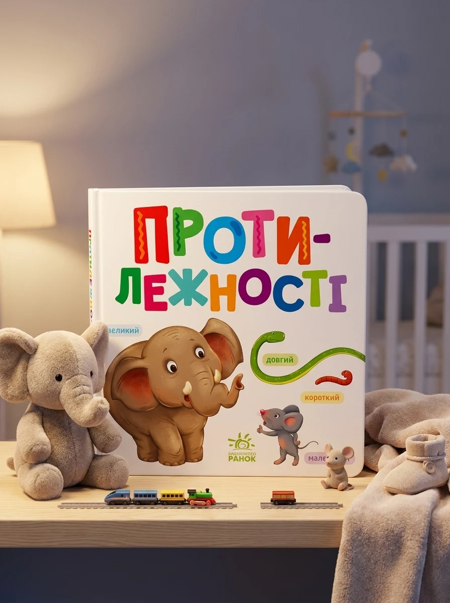 Розумний малюк. Протилежності, — Дитяча література