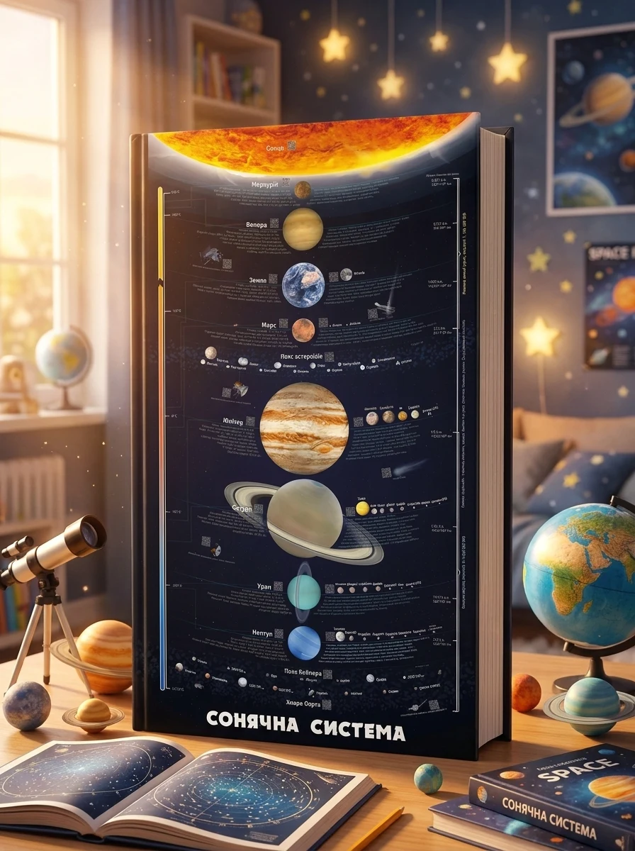 Розумний плакат «Сонячна система»