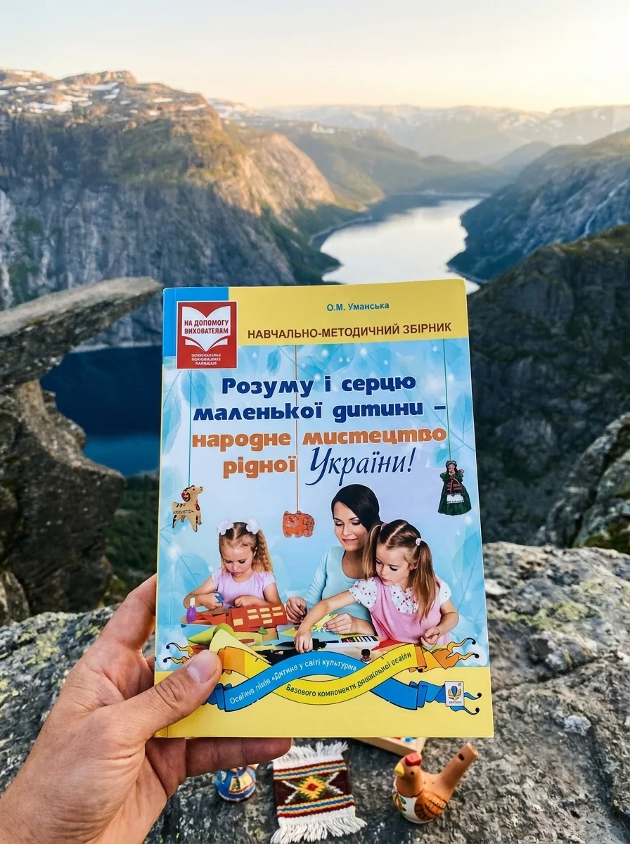 Розуму і серцю маленької дитини - народне мистецтво рідної України — Олена Уманська, обкладинка