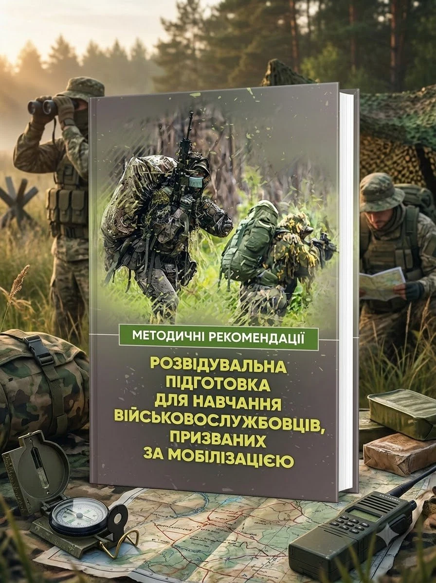 Розвідувальна підготовка для навчання військовослужбовців, призваних за мобілізацією, обкладинка