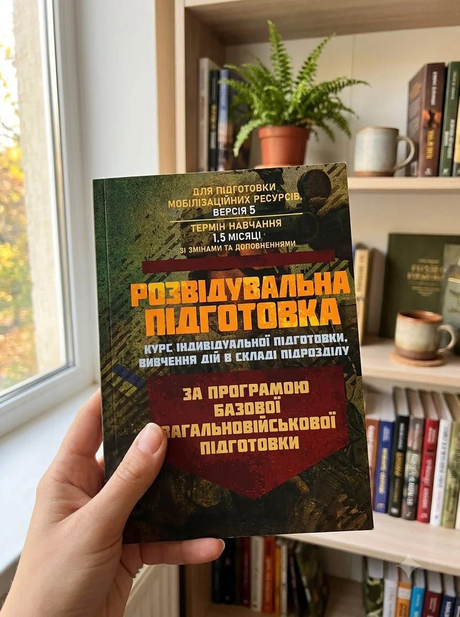 Розвідувальна підготовка (курс індивідуальної підготовки, вивчення дій у складі підрозділу). За програмою базової загальновійськової підготовки (для підготовки мобілізаційних ресурсів — Історія та публіцистика