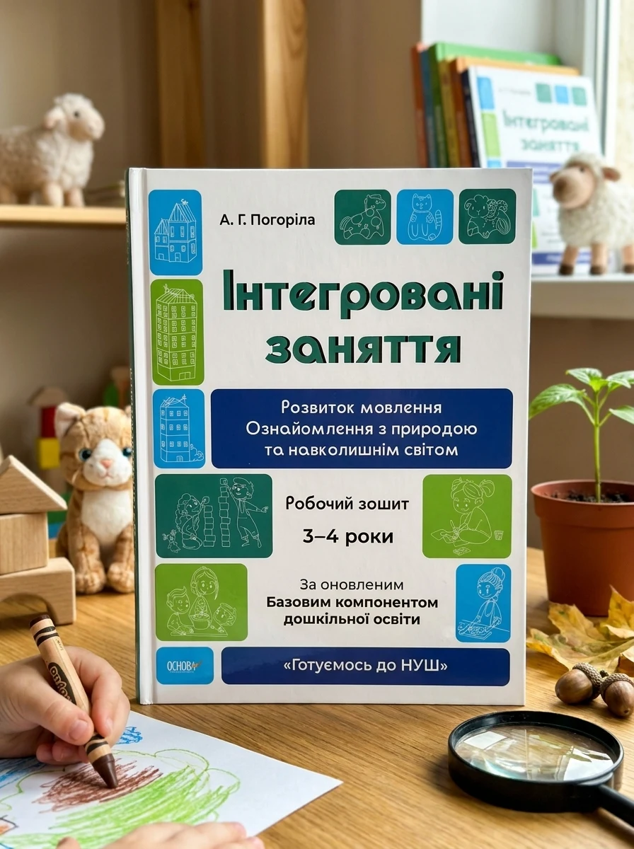 Розвиток мовлення. Ознайомлення з природою та навколишнім світом. Робочий зошит. 3-4 роки — Дитяча література