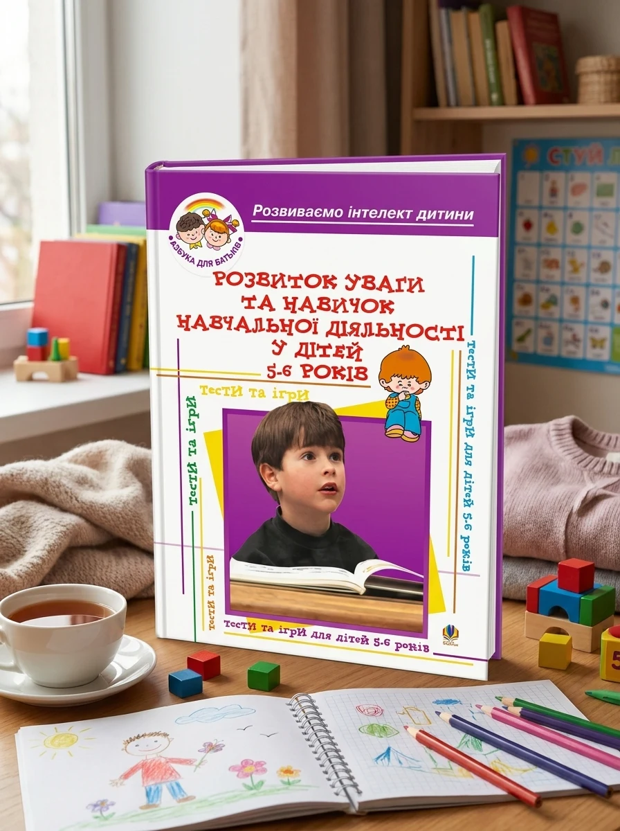 Розвиток уваги та навиків навчальної діяльності у дітей 5-6 років — Наука та психологія