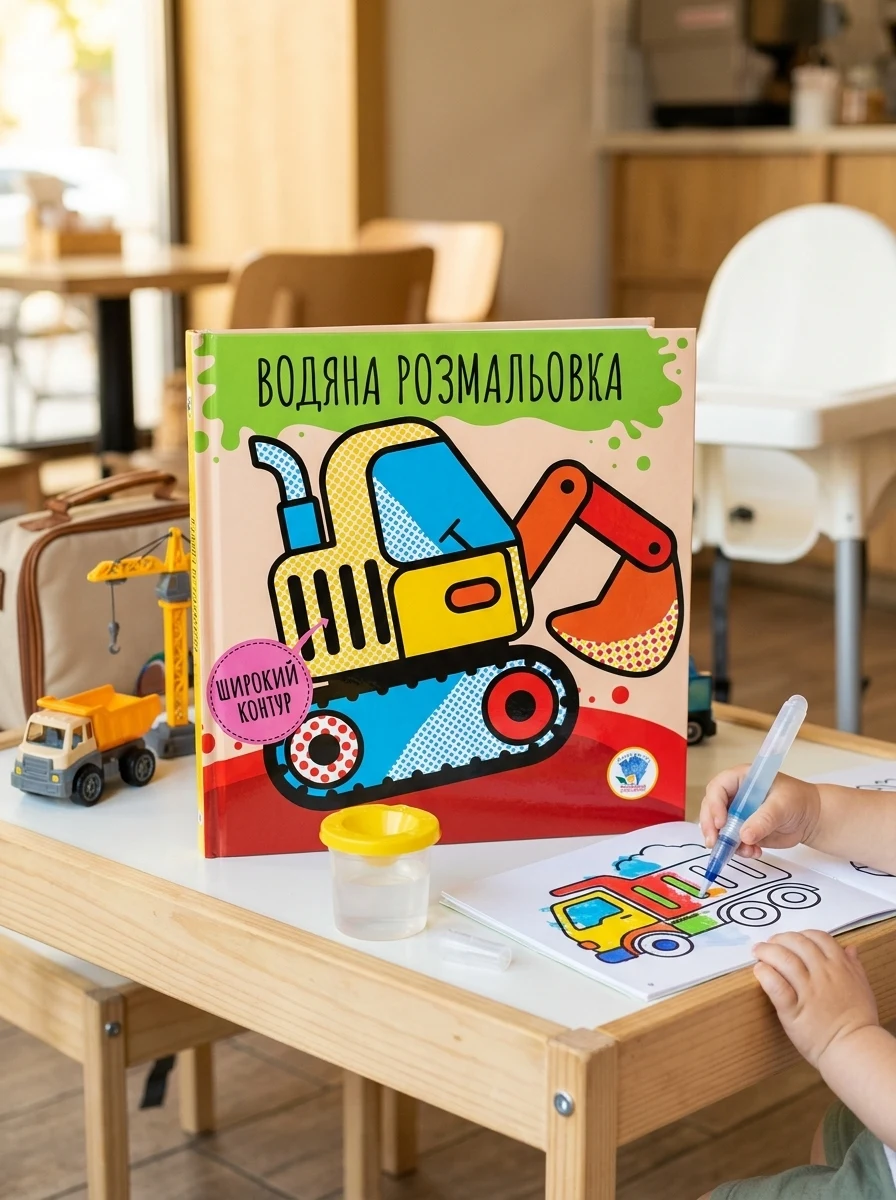 Розвивайка. Водяна розмальовка. Машини, — Дитяча література