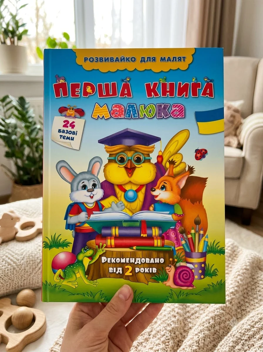 Розвивайко для малят. Перша книга малюка — Розвивальні книги