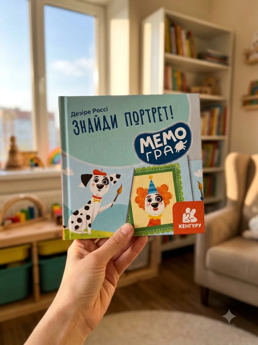 Розвивальна МЕМОгра. Знайди портрет — Книги