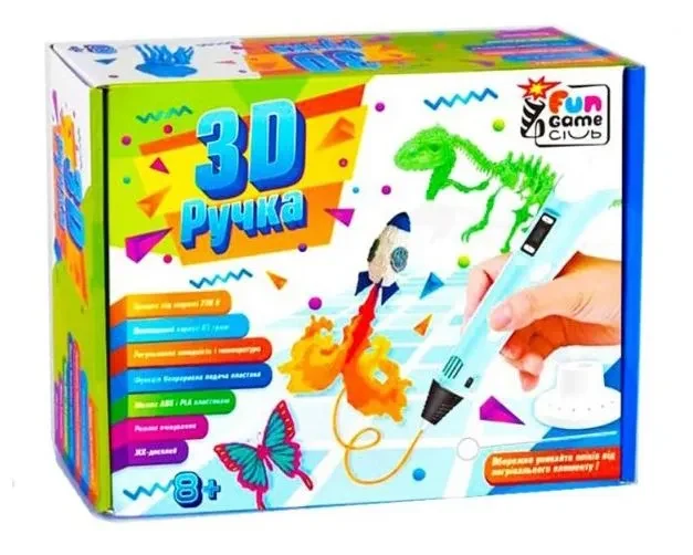 Ручка 3D 60484 Fun Game колір - Синій
