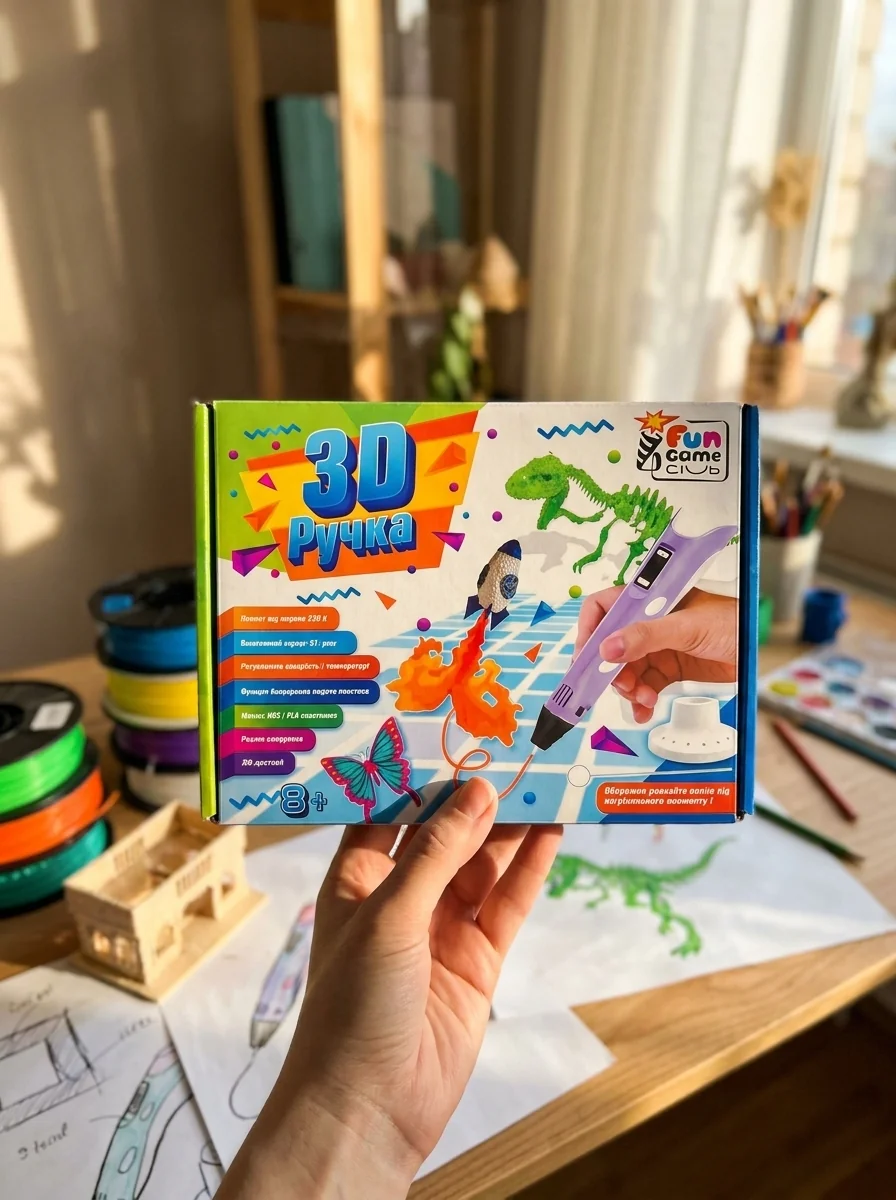 Ручка 3D 73877 Fun Game колір Фіолетовий, обкладинка