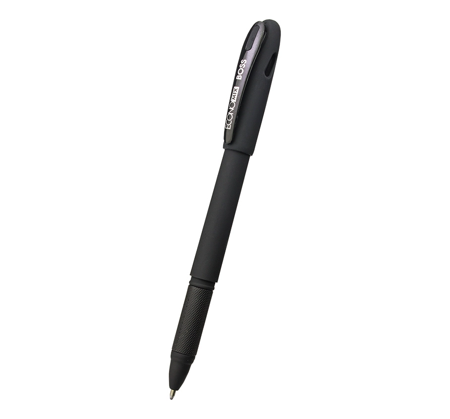 Ручка гелева Boss 11914 Economix чорна