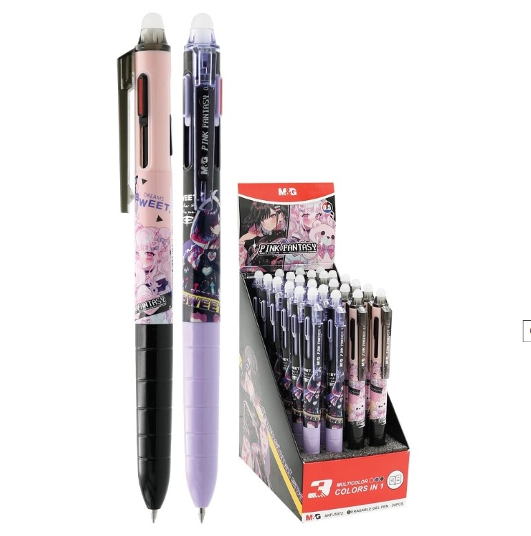 Ручка гелева M&G Pink Fantasy 0,5 чорна AGPJ71741105K8C