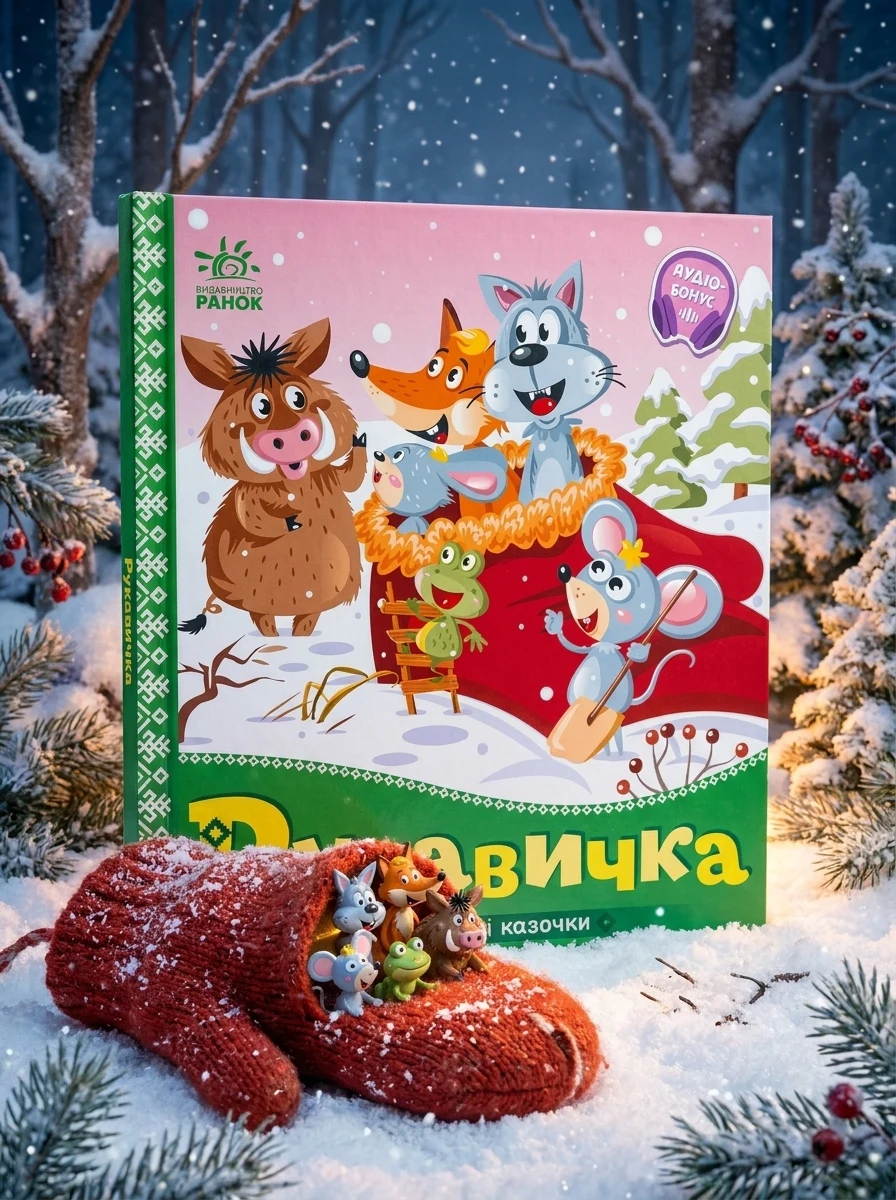 Рукавичка. Українські казочки, — Дитяча література
