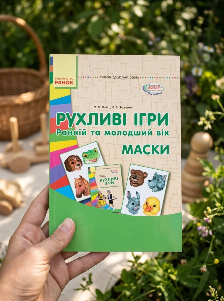 Рухливі ігри. Маски. Ранній та молодший вік. Сучасна дошкільна освіта — Наука та психологія