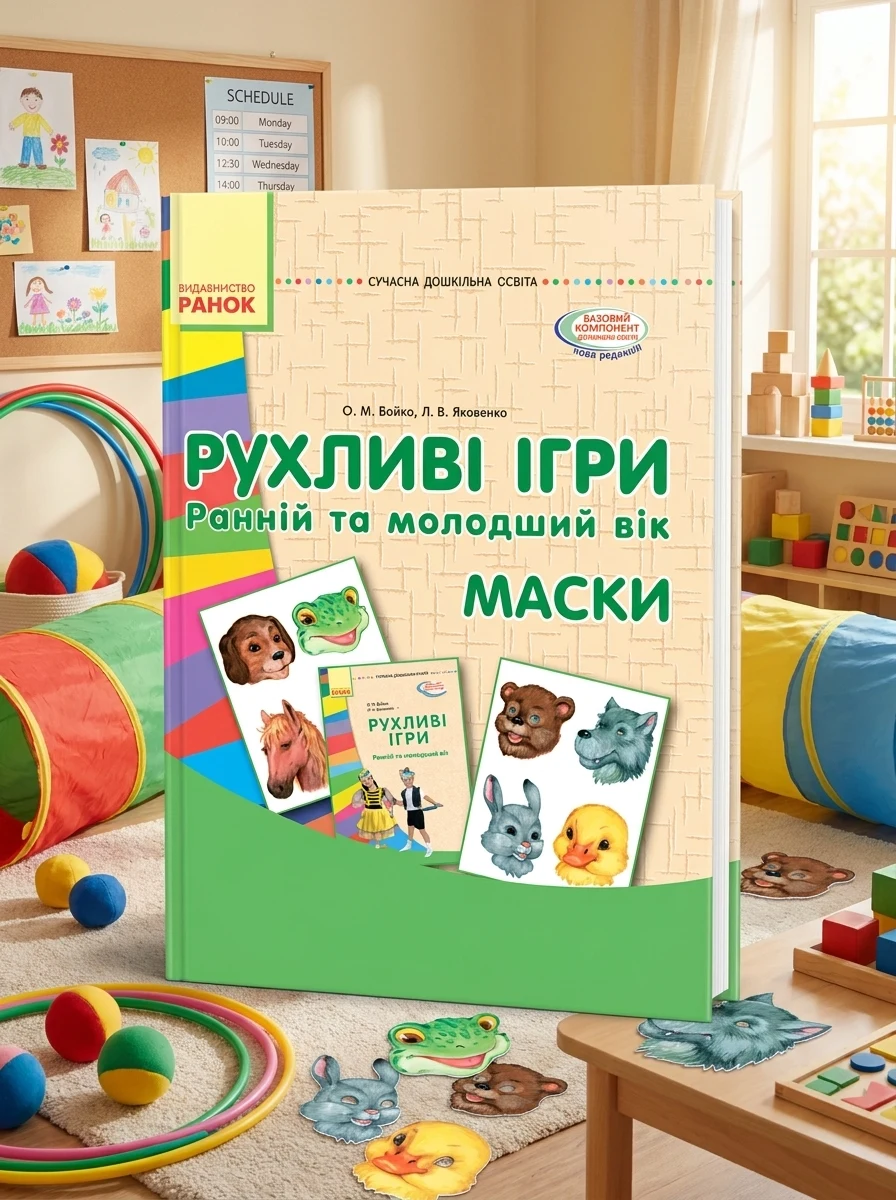 Рухливі ігри. Маски. Ранній та молодший вік. Сучасна дошкільна освіта — фото 2