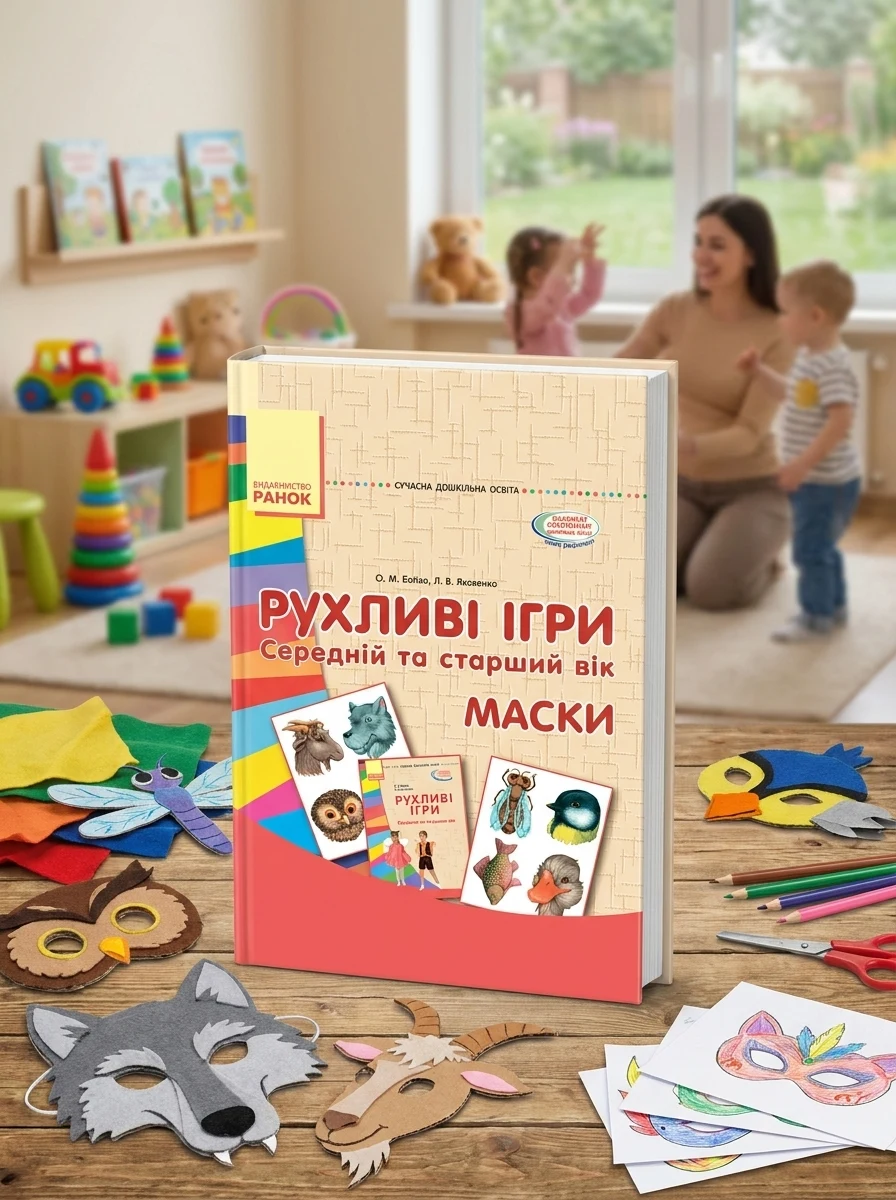 Рухливі ігри. Маски. Середній та старший вік. Сучасна дошкільна освіта — Наука та психологія