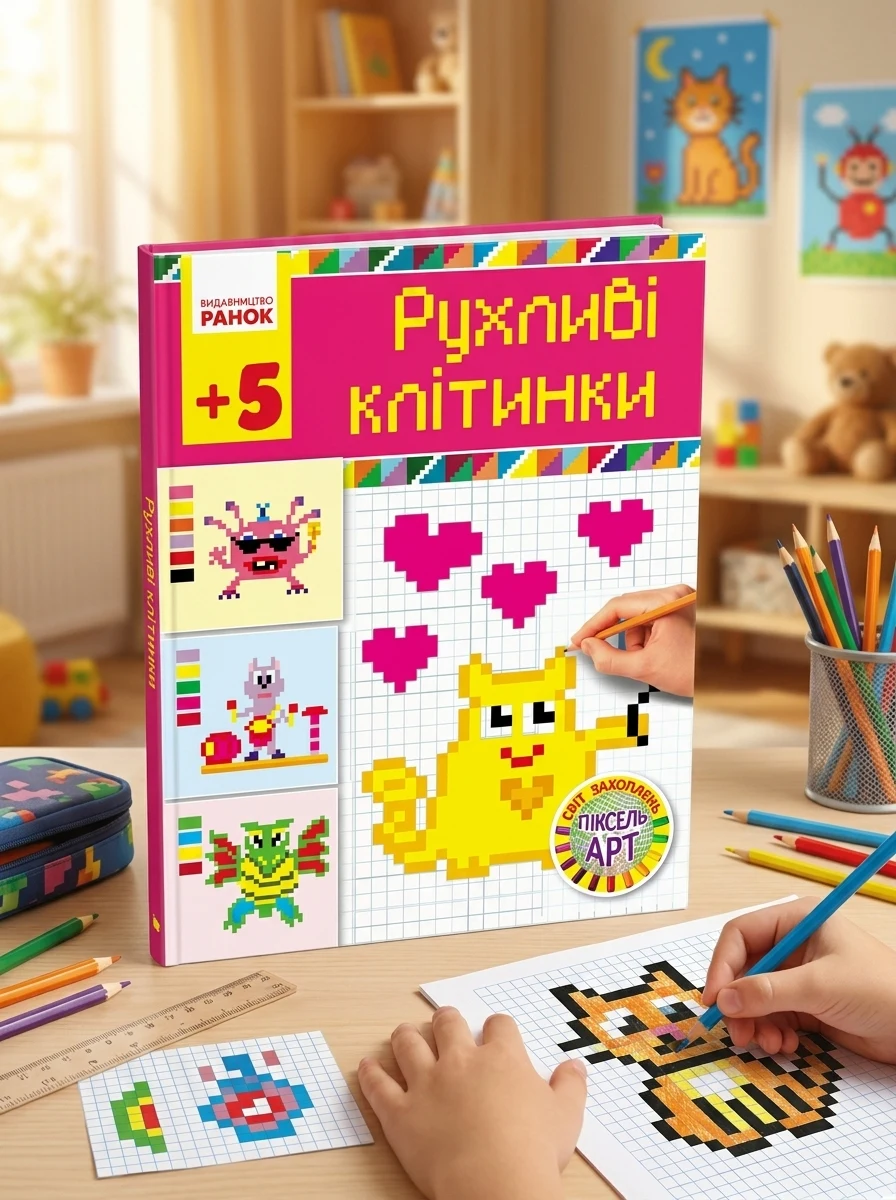 Рухливі клітинки 5+ — Дитяча література